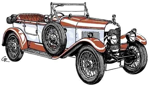 <I>14/28 4-seater 1926.  Gustaf Ruberg </I>