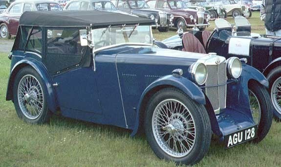 <I>J1 Midget 4-seat Tourer 1933.  Jan Borgfelt </I>