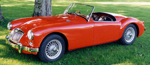 <I>Anders Wendts MGA 1500 Roadster 1958.
 Anders Wendt </I>